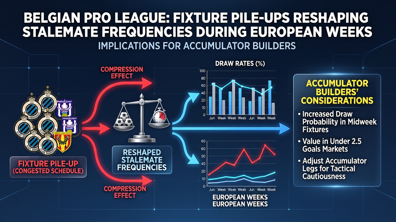 Belgian Pro League match action during a congested European week showing packed fixture schedules